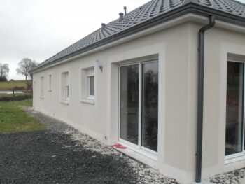 Enduit sur maison neuve Project ISOL